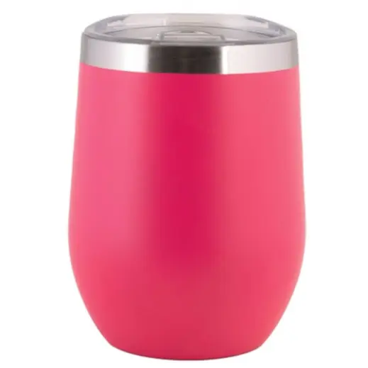300ml Double Wall Pink Front